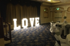 New Continental Weddings - Letter Lights