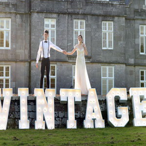 VINTAGE Letter Lights
