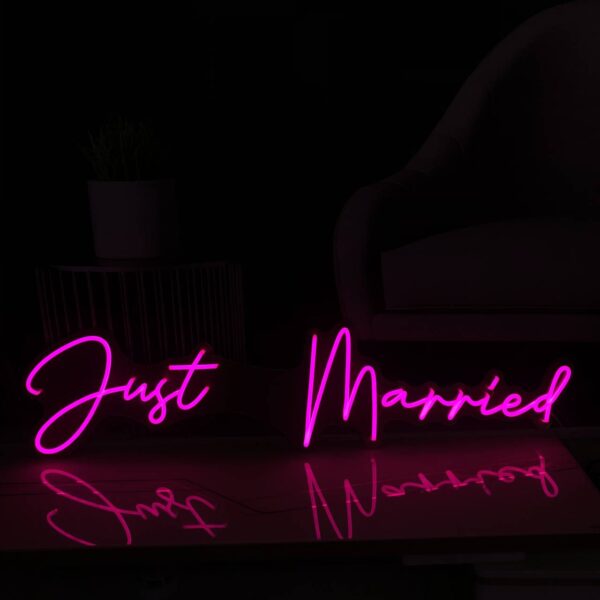 Just Married Neon Light